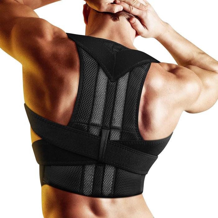 Posture Corrector Pro | Adjustable, Breathable Back Support for Pain Relief & Improved Posture at Home, Office, or Gym
