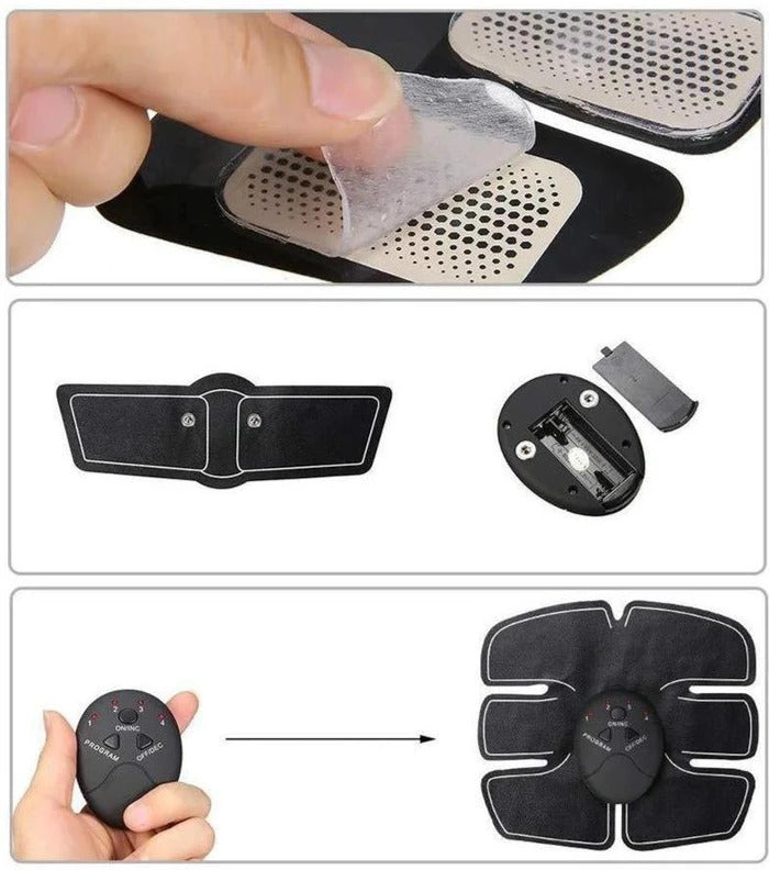 EMS Muscle Stimulator | Wireless, Customizable Intensity & Portable for Full-Body Workouts at Home