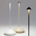 LED Table Lamp - Minimalistic Waterproof & Dimmable Wireless Light for Home Office & Bedroom Use