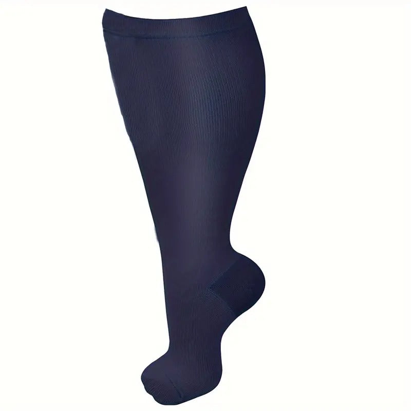 Plus Size Compression Socks | Gentle Entry, Graduated Support & Moisture-Control for Enhanced Comfort and Performance