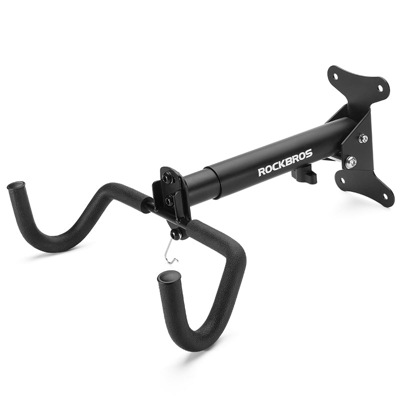 Wall-Mounted Bike Rack | Adjustable Carbon Steel Hook with 30kg Load Capacity for Space-Saving Bicycle Storage