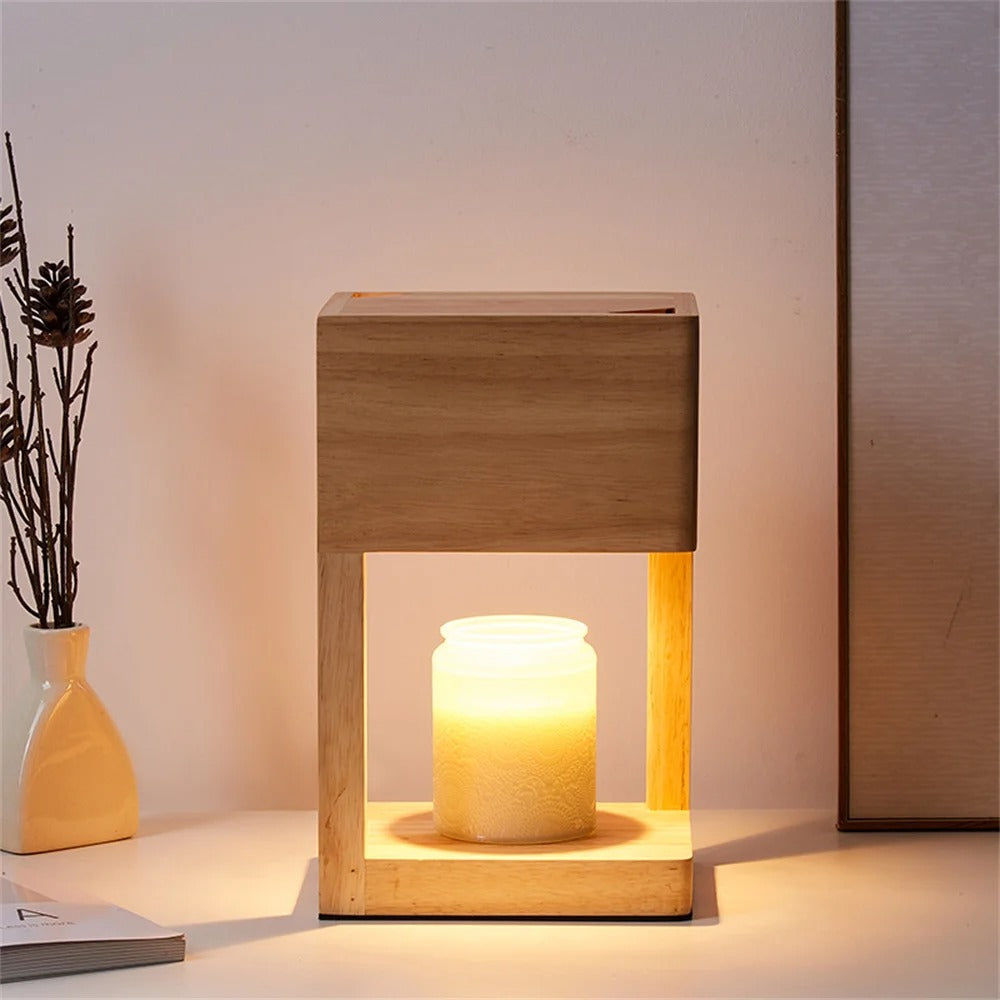 LED Candle Warmer Lamp with Adjustable Brightness for Scented Candles and Home Fragrance