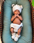 Newborn Lounger - Baby Lounge Cocoon, Infant Nest Pillow, & Comfortable Newborn Cushion Bed