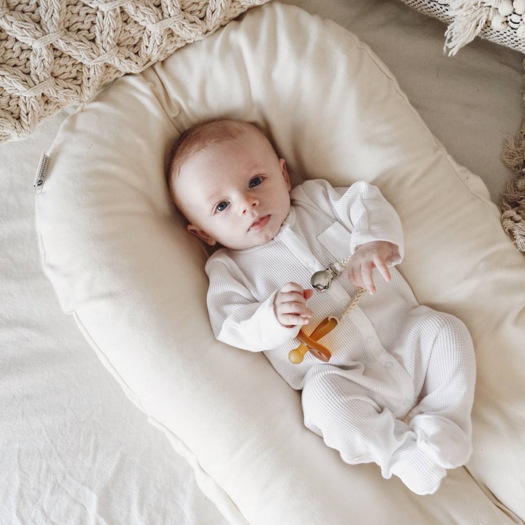 Organic Baby Lounger | Ultra-Soft, Breathable & Travel-Friendly for Cozy Playtime and Naptime