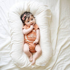 Organic Baby Lounger | Ultra-Soft, Breathable & Travel-Friendly for Cozy Playtime and Naptime