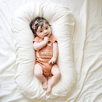 Organic Baby Lounger | Ultra-Soft, Breathable & Travel-Friendly for Cozy Playtime and Naptime