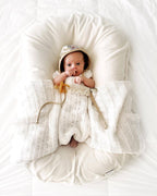 Organic Baby Lounger | Ultra-Soft, Breathable & Travel-Friendly for Cozy Playtime and Naptime