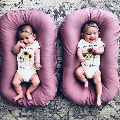 Organic Baby Lounger | Ultra-Soft, Breathable & Travel-Friendly for Cozy Playtime and Naptime