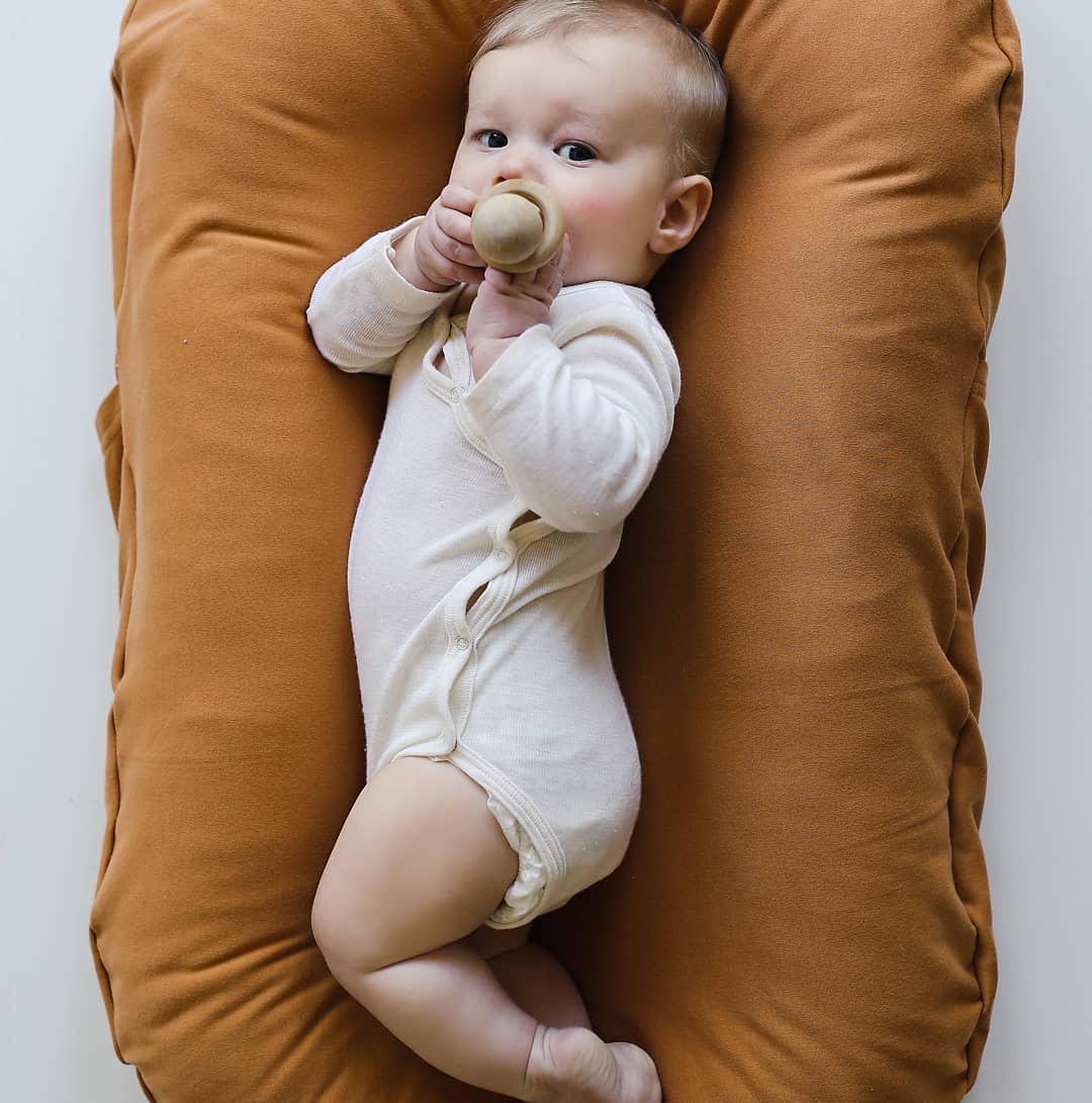 Newborn Lounger - Baby Lounge Cocoon, Infant Nest Pillow, & Comfortable Newborn Cushion Bed