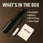 Baseball Bat LED Flashlight | Waterproof, Durable Aluminum & Versatile Lighting Modes for Outdoor Adventures