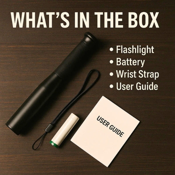Baseball Bat LED Flashlight | Waterproof, Durable Aluminum & Versatile Lighting Modes for Outdoor Adventures
