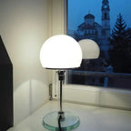LED Table Lamp - Bauhaus Style Design with Adjustable Brightness for Home Office & Living Room Use