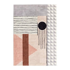 Wool Area Rug Collection - Handcrafted Geometric Patterns for Living Room & Bedroom Decor