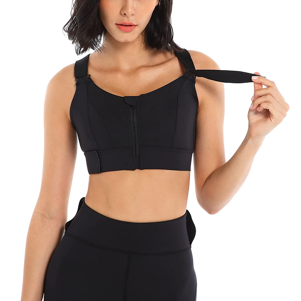 High Support Sports Bra for Women - Moisture-Wicking, Adjustable Straps, Ideal for Running & Gym Workouts
