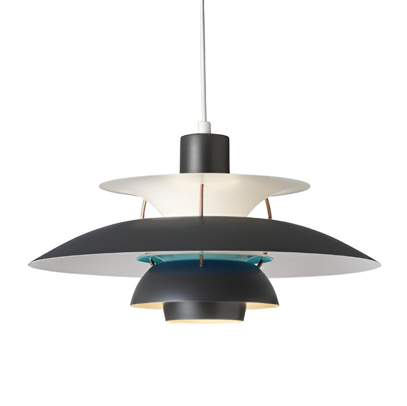 Nordic Modern Layered Shade Pendant Light Fixture for Living Room & Dining Room Decor