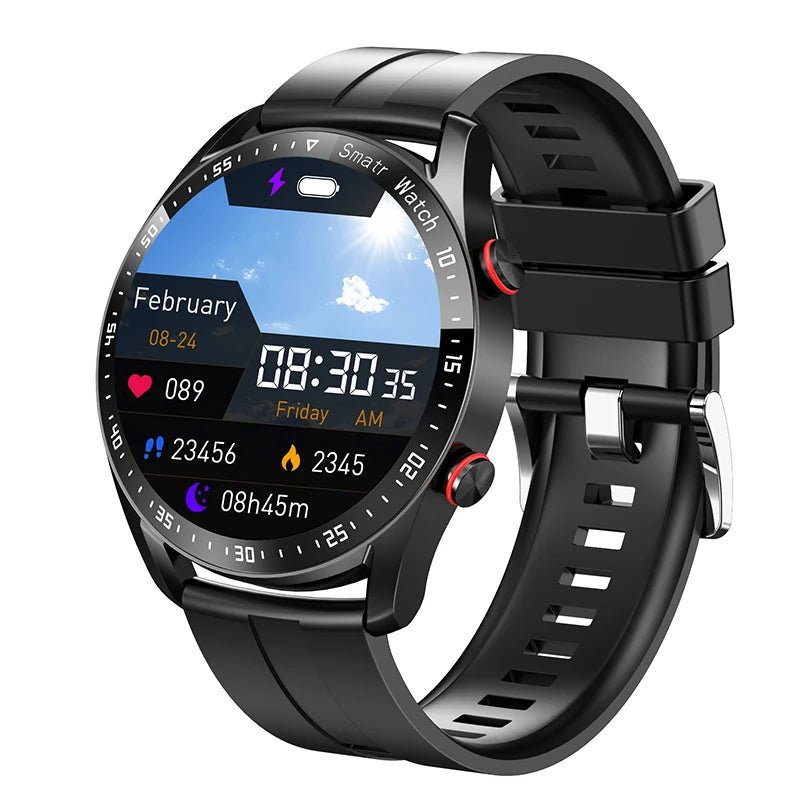 Glucose Monitoring Smartwatch | Painless Blood Sugar Tracking, Heart Rate & Sleep Monitor for Diabetes Management