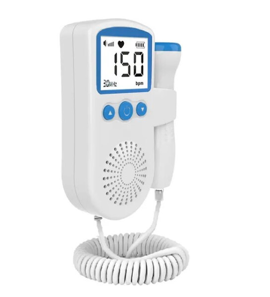 Fetal Doppler Heartbeat Monitor - Hear Your Baby’s Heartbeat Anytime – Safe & Easy-to-Use Monitor