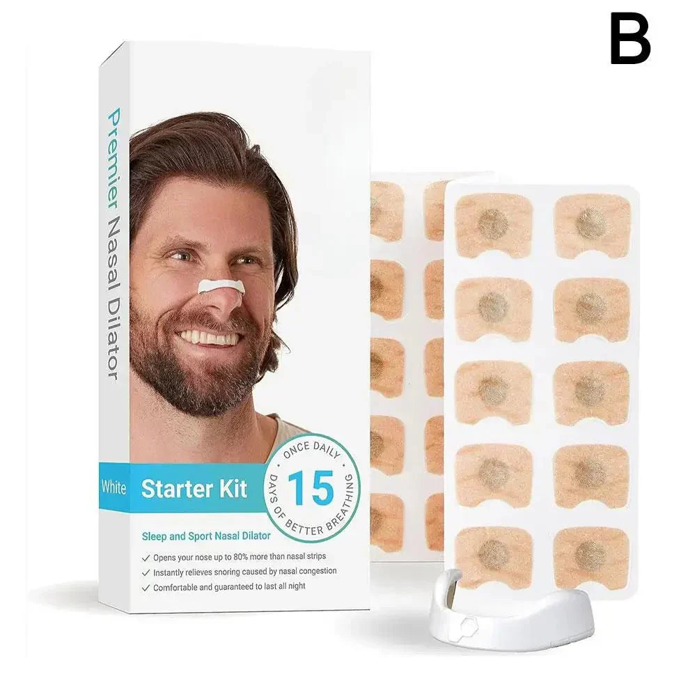 Magnetic Nose Strips for Improved Breathing | Comfortable, Reusable & Ideal for Sleep, Allergy Relief, and Sports Performance