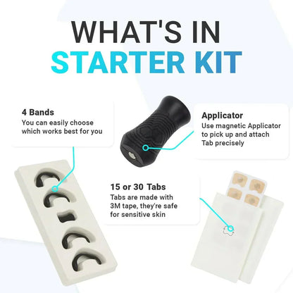 Magnetic Nose Strips for Improved Breathing | Comfortable, Reusable & Ideal for Sleep, Allergy Relief, and Sports Performance