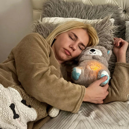 Snuggle Breathing Otter Bear | Soft Plush, Soothing Music & Ideal for Babies' Naptime and Bedtime Comfort