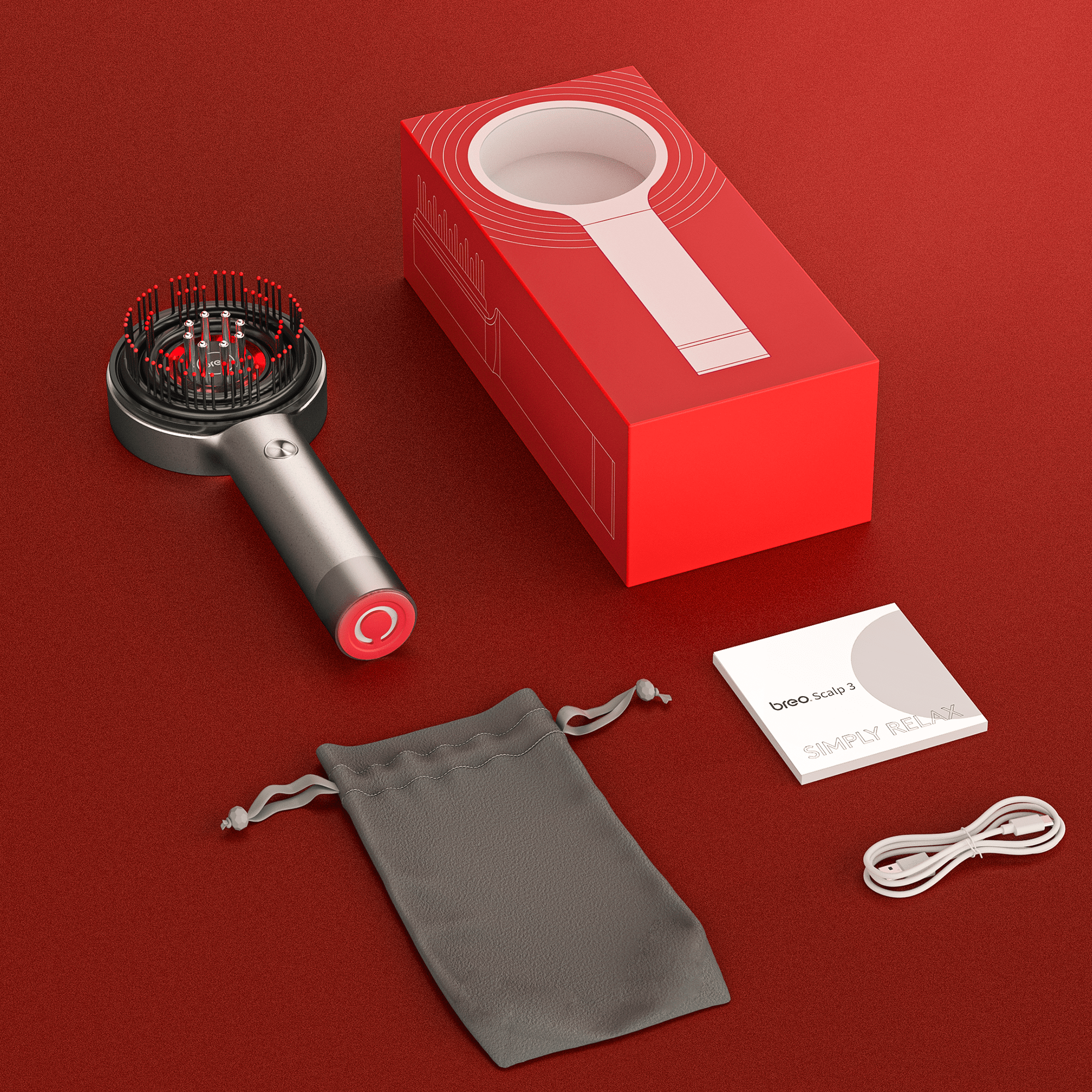 Scalp Massager Brush for Hair Growth, Exfoliating Silicone Bristles, Ergonomic Handle, Ideal for Shower & Scalp Care