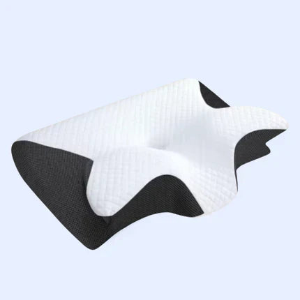 Memory Foam Neck Butterfly Shape Pillow | Ergonomic Design with Armrests for Side & Back Sleepers