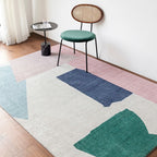 Wool Area Rug Collection - Handcrafted Geometric Patterns for Living Room & Bedroom Decor