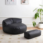 Lola Bean Bag Cover - Durable Cotton Fabric, Removable & Washable, Perfect for Living Room & Kids' Playroom