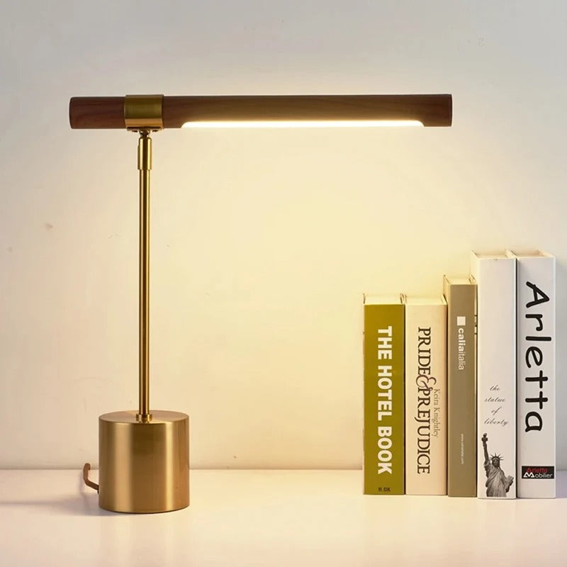 LED Desk Lamp with Adjustable Arm and USB Charging Port for Home Office & Study Use