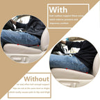 Memory Foam Car Seat Cushion | Ergonomic Height Boost for Better Posture & Back Pain Relief in Cars