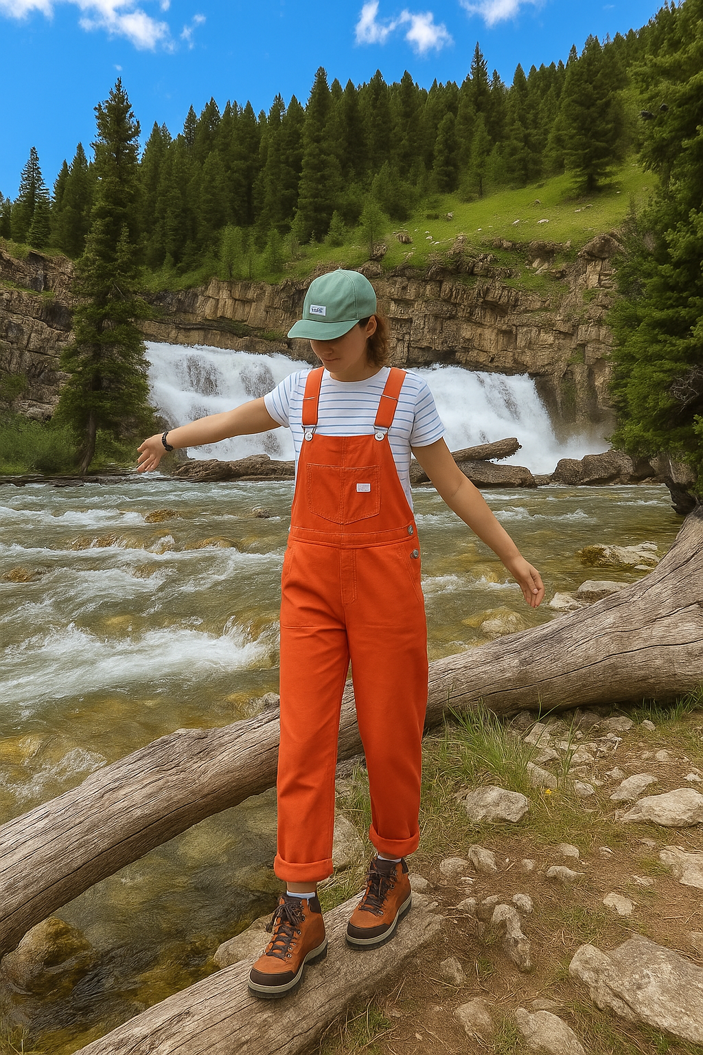 Unisex Cargo Overalls | Durable Fabric, Adjustable Straps & Large Pockets for Outdoor Activities and Casual Wear