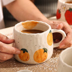 Ceramic Kids Coffee Cup - Colorful Child-Safe Mug for Hot Beverages & Fun Family Mornings