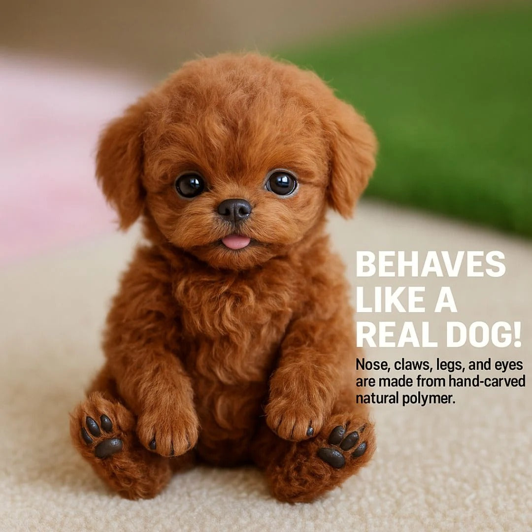 Realistic Robot Puppy | Interactive, Voice-Activated & Portable Companion for Kids and Collectors