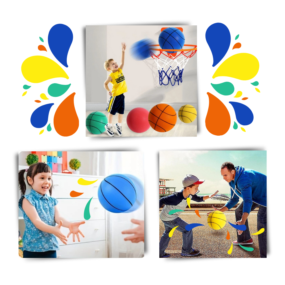 Silent Basketball – Fun and Safe Sports Activity - Soundless Ball