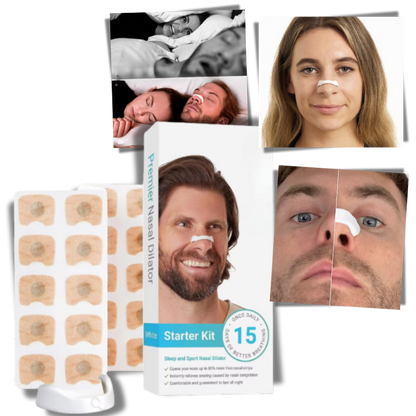 Snoring Relief Nasal Strips – Magnetic Design for Easy Breathing & Peaceful Sleep