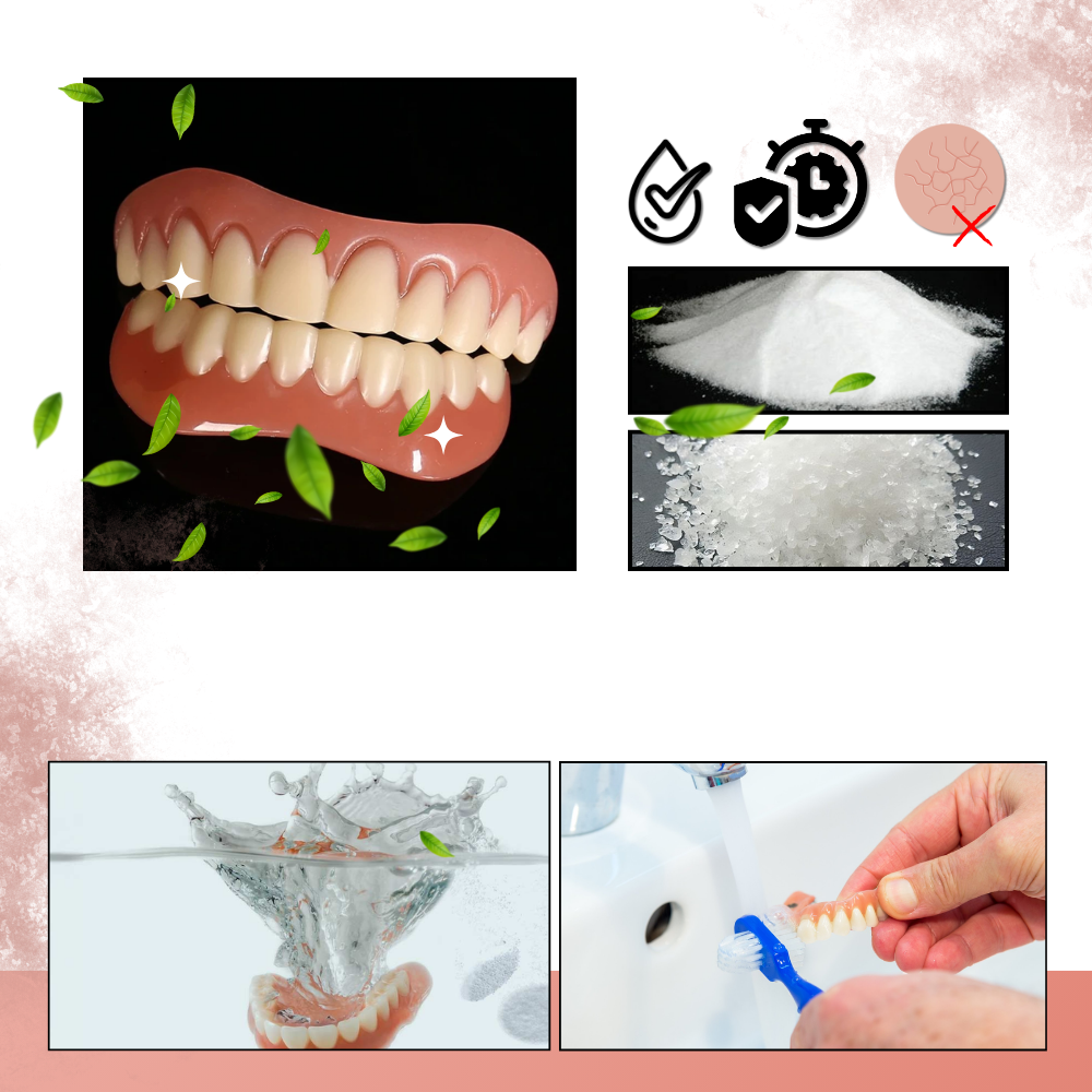 CustomGrip Denture Solution | Customizable Fit, Strong Adhesive & Easy Maintenance for Natural Smile Enhancement