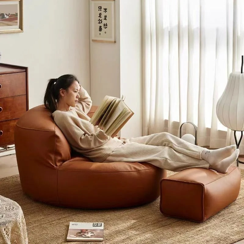 Lola Bean Bag Cover - Durable Cotton Fabric, Removable & Washable, Ideal for Kids' Playroom & Living Room