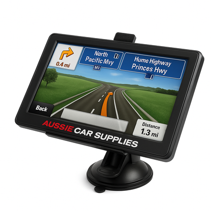 7'' Car GPS Navigation System | Multi-Functional Touch Screen with Lifetime Free Australia Maps for Cars, Trucks, and Bicycles