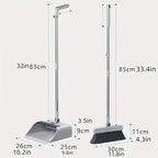 Multifunctional Broom and Dustpan Set | 3-in-1 Design with Ergonomic Handle for Efficient Home Cleaning