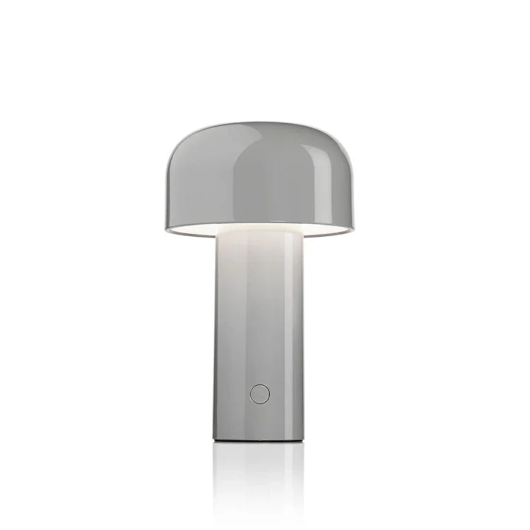 LED Mushroom Rechargeable Table Lamp - Portable Night Light with Adjustable Brightness for Home, Office, and Outdoor Use