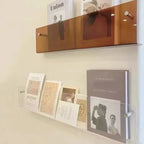Wall-Mounted Floating Shelves for Home Storage & Display - Modern Wood Design for Living Room & Bedroom