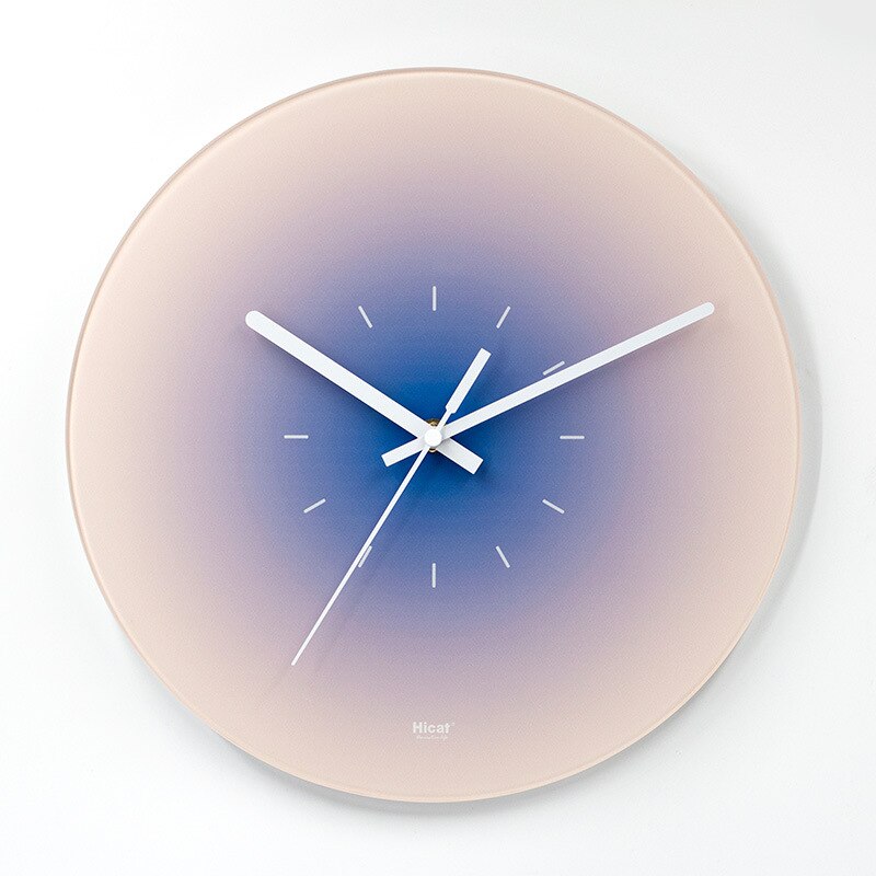 Modern Wall Clock with Natural Wood Design - Silent Quartz Movement for Home & Office Decor