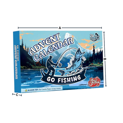 Fishing Advent Calendar – Mystery Tackle Box for Christmas, Perfect Gift for Anglers