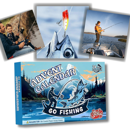 Fishing Advent Calendar – Mystery Tackle Box for Christmas, Perfect Gift for Anglers