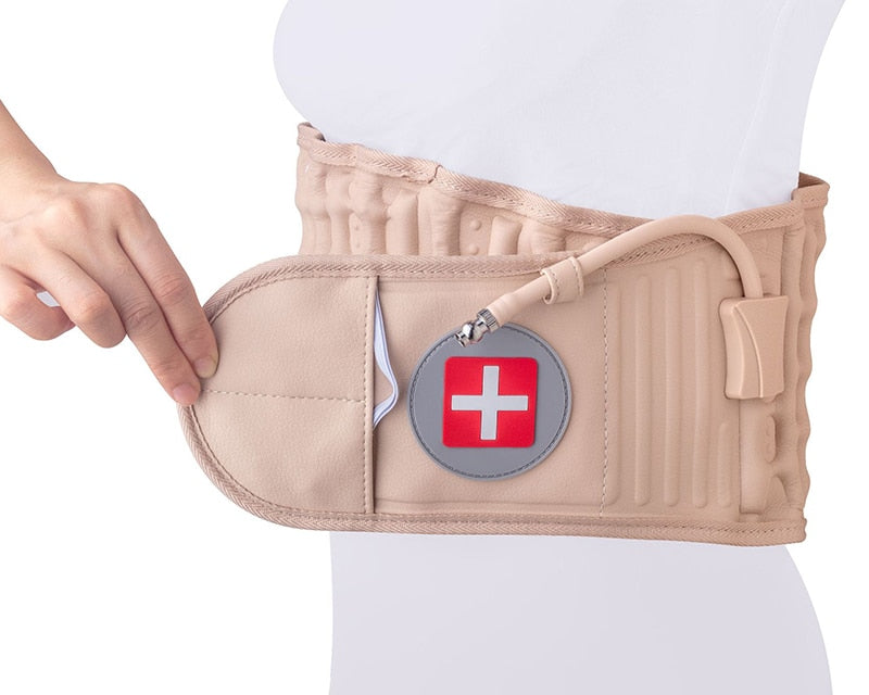Decompression Back Belt | Air Traction for Chronic Pain Relief & Support for Herniated Discs and Scoliosis