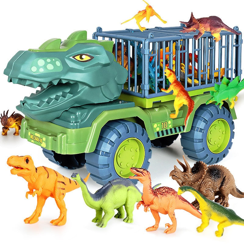Dinosaur Toys Truck Playset | Engaging, Durable & Ideal for Creative Play and Imaginative Adventures for Kids 3+