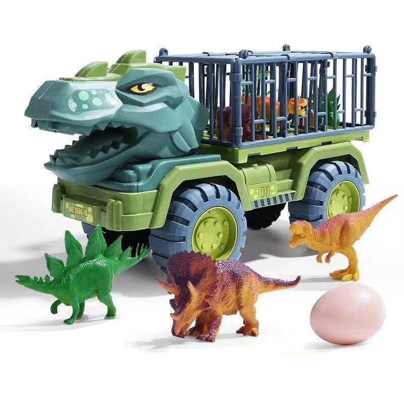 Dinosaur Toys Truck Playset | Engaging, Durable & Ideal for Creative Play and Imaginative Adventures for Kids 3+