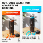 Compact Portable Espresso Maker with USB Charging - Perfect for Coffee Lovers On-the-Go, Compatible with Ground Coffee