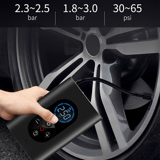 Portable Tire Inflator, Compact Air Pump - High-Power Mini Air Compressor for On-the-Go Use