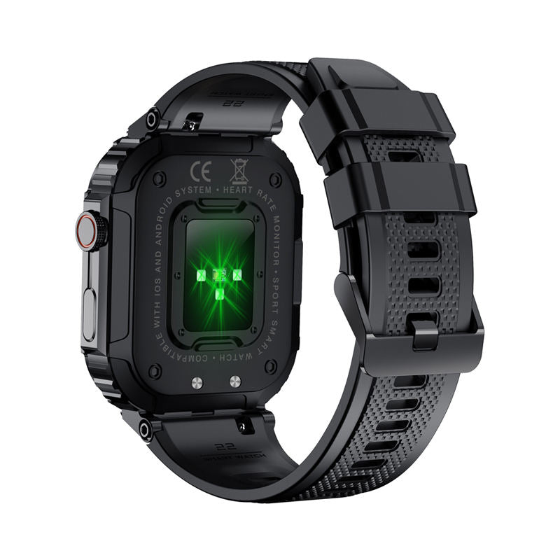 Durable Smartwatch | Military-Grade Waterproof, Fitness Tracking & Bluetooth Calling for Extreme Adventures